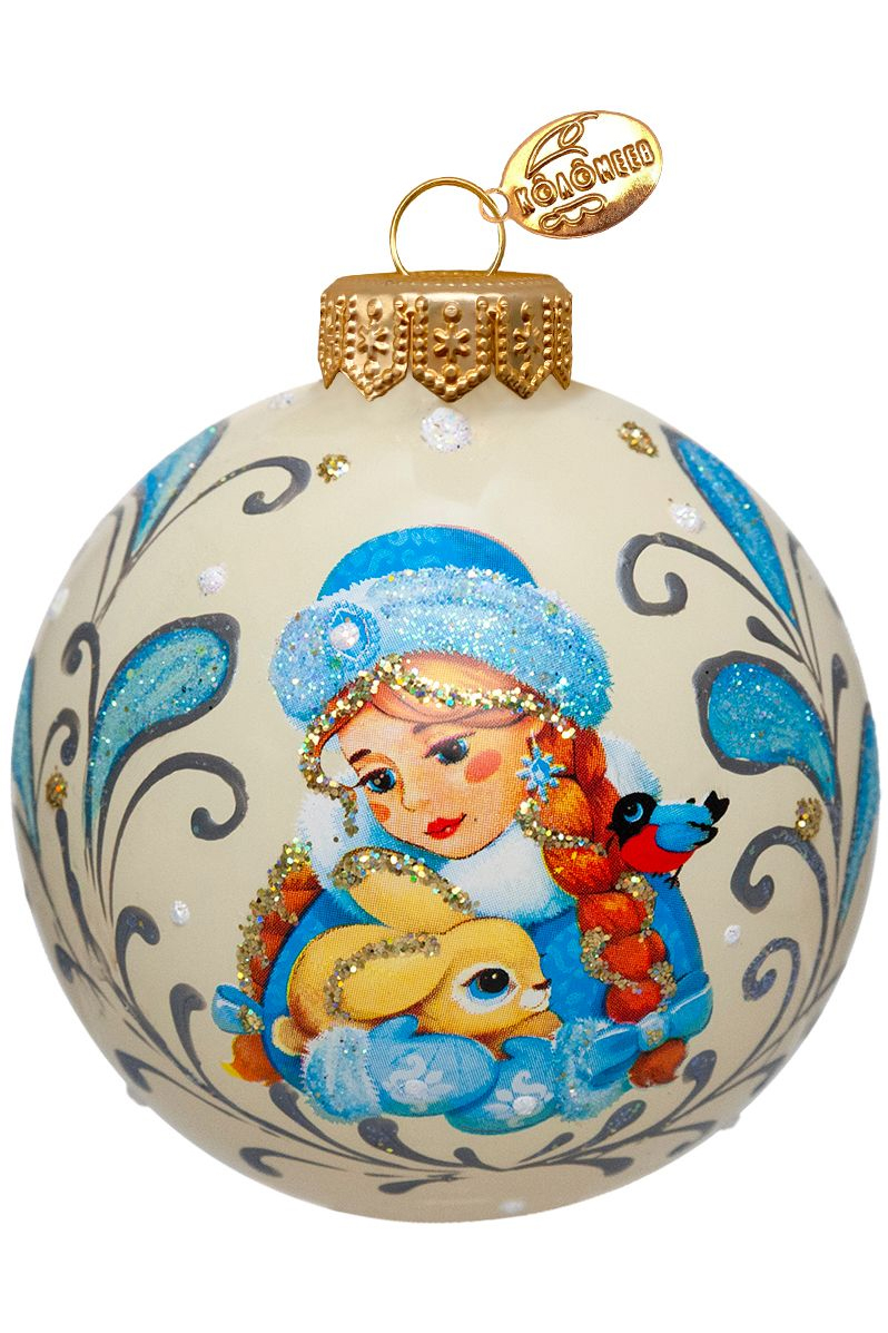 Елочный шар Прелестная снегурочка КУ-65-254005/1